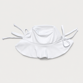 Chapéu de Praia de Bebê com Proteção UV FPS 50 - Branco