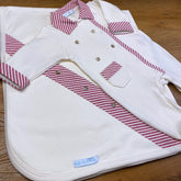 Macacão e Manta - Suedine - Frederico - Bege