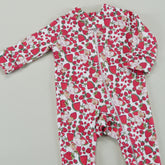 Macacão Zíper - Algodão Egípcio - Frutas Vermelhas