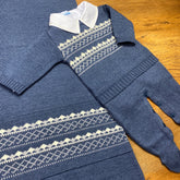 Macacão e Manta - Renan - Indigo, Steal e Amarelo Po