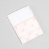 Fralda Ombro - Coração - Rosa