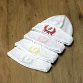 Touca Algodão - Letra E - Laço - Escolha a Cor