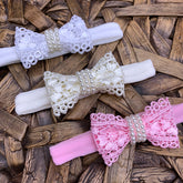 Faixa - Angelica - Renda e Pérolas