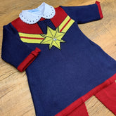 Vestido e Calça - Capitã Marvel