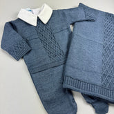 Macacão e Manta - Heitor - Indigo