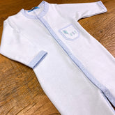 Macacão - Suedine - Pipa - Azul