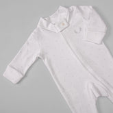 Macacão Zíper - Algodão Egípcio - Poá Verdinho