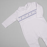 Macacão para Bebê Longo - Algodão Pima - Pesponto