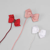 Prendedor de Chupetas - Aurora - Laço e Pérolas