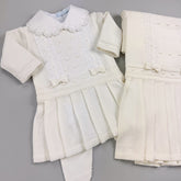 Vestido, Calça e Manta - Catarina - Branco