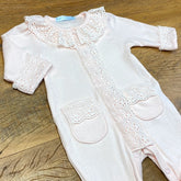 Macacão - Suedine - Nicole - Rosa Pó