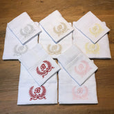 Kit Fralda Boca e Ombro - Letra B - Laço - Escolha a Cor