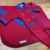 Macacão e Manta - Suedine - Frederico - Vermelho