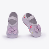 Meia Sapatilha Puket - Borboletinhas - Lilás