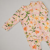 Macacão Zíper - Algodão Egípcio - Lírios