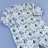 Macacão Zíper - Algodão Egípcio - Barquinho