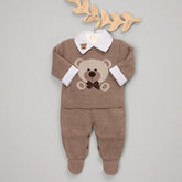 Macacão - Urso Petit - Amêndoa