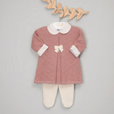 Vestido e Calça - Ester - Rosê com Pérolas e Cristais