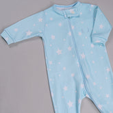 Macacão Zíper - Algodão Egípcio - Estrela Azul