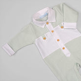 Macacão - Tricotil - Lucca - Verdinho e Branco