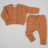 Conjunto Casaco e Calça - Porto - Terracota