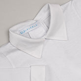 Body com Gola - Branco Liso com Punho