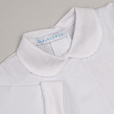 Body com Gola - Branco Liso - Picueta
