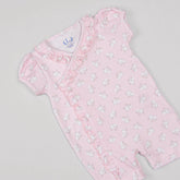 Macacão Curto – Algodão Egípcio – Carneirinho – Rosa