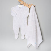 Macacão e Manta - Veneza - Branco