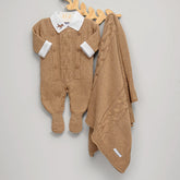 Macacão e Manta - Ângelo - Amêndoa