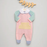 Macacão - Barcelona - Rosa Pastel, Verdinho, Amarelo Pó e Blue Sky