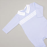 Macacão para Bebê em Algodão Pima - Trançado