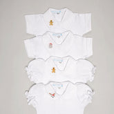 Body com Gola para Bebê - Natal - Manga Curta