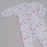 Macacão Zíper - Algodão Egípcio - Floral Colorido