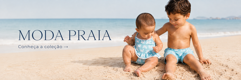 Moda praia para bebê Laleblu com proteção UV FPS 50