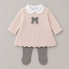 Vestido e Calça - Júlia - Rosa Pastel
