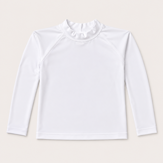 Camiseta UV de Bebê FPS 50 - Branca
