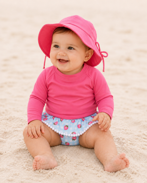 Camiseta UV de Bebê FPS 50 - Rosa