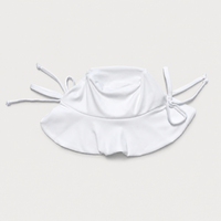 Chapéu de Praia de Bebê com Proteção UV FPS 50 - Branco