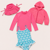 Camiseta UV de Bebê FPS 50 - Rosa
