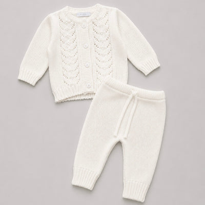 Conjunto Casaco e Calça - Porto - Branco