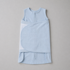 Swaddle Charutinho para Bebê Recém-Nascido - Azul