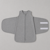 Swaddle Charutinho para Bebê Recém-Nascido - Cinza