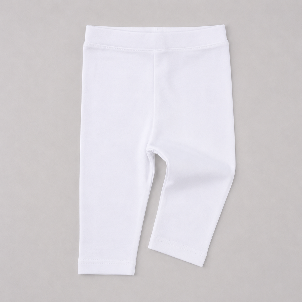 Calça para Bebê Algodão Pima - Branco