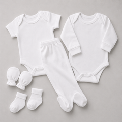 Body para Bebê - Algodão Pima - Manga Longa