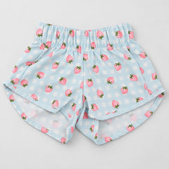 Shorts de Bebê com Proteção UV FPS 50 Morango