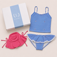 Kit Presente para Bebê - Praia Listrado Menina