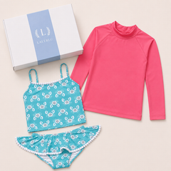 Kit Presente para Bebê - Praia Siri Menina