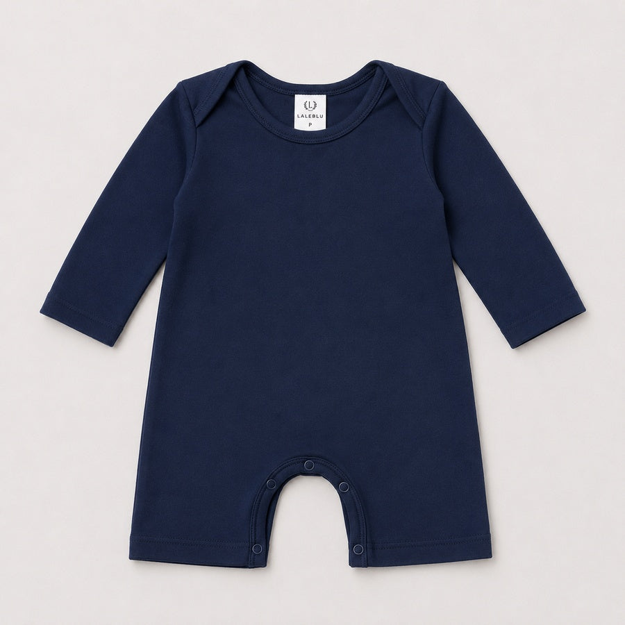 Macacão de Bebê com Proteção UV FPS 50 - Azul Marinho