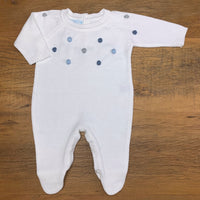 Macacão - Rainbow - Branco,  Steal,  Blue Sky e Jeans